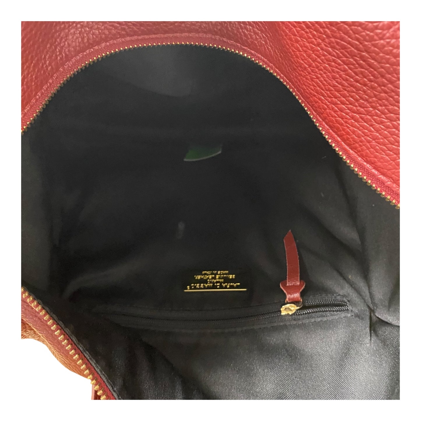 Handbag Leather By Laura di Maggie In Red, Size:Medium