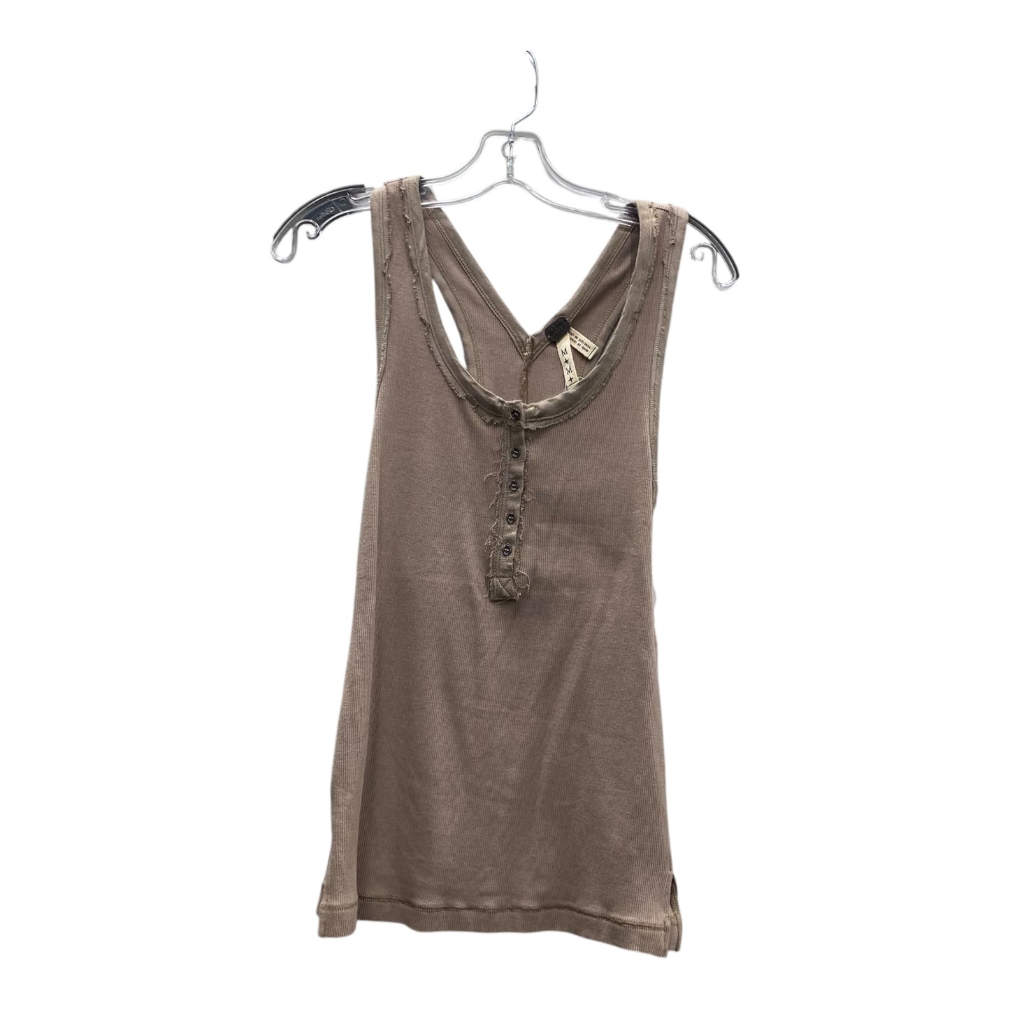 Tank Top By Free People In Tan, Size:M