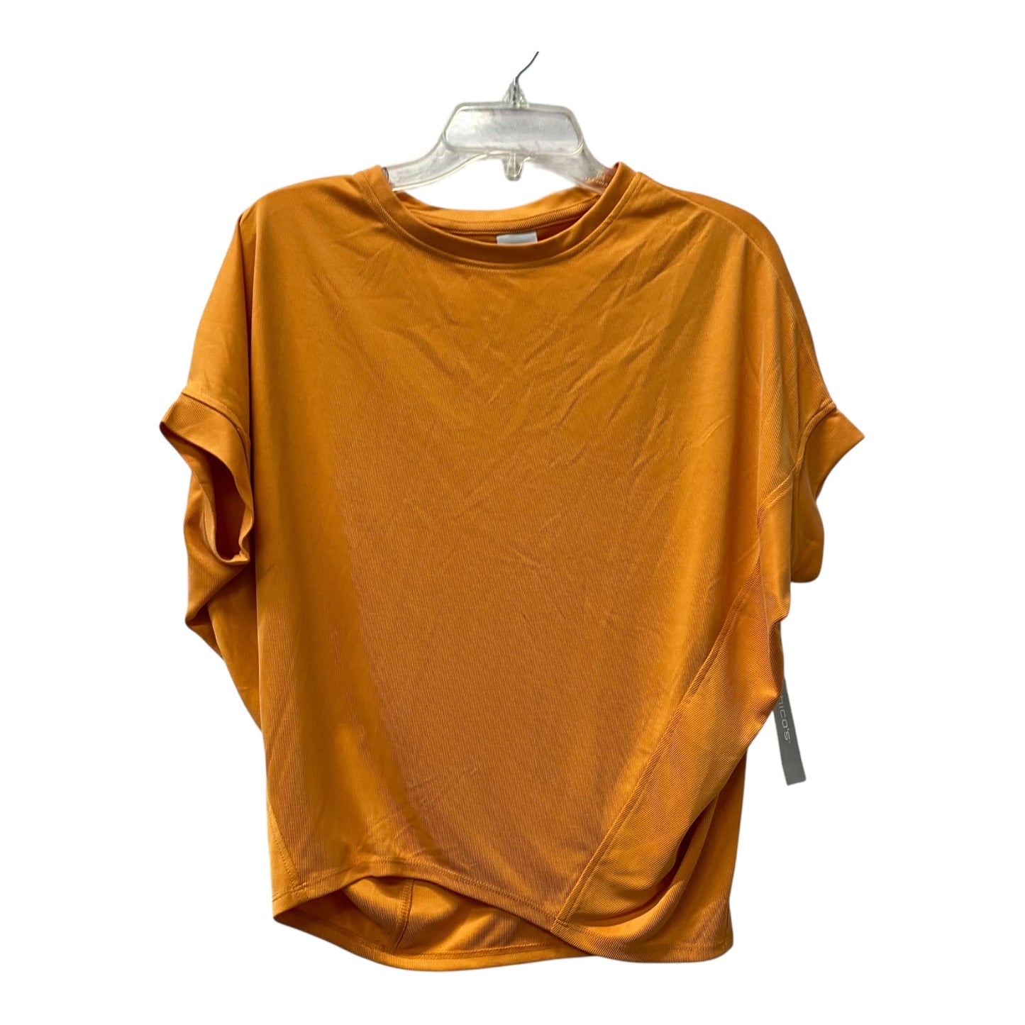 Top Ss Basic By Chicos In Orange, Size:Xs