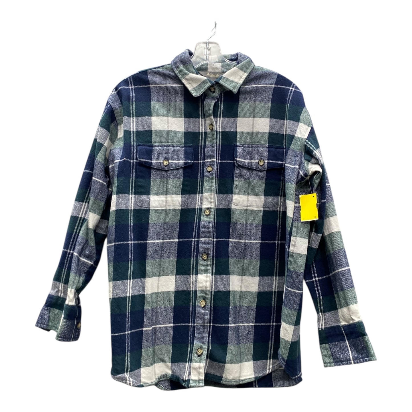 Top Ls By Natural Reflections In Blue & Green, Size:M