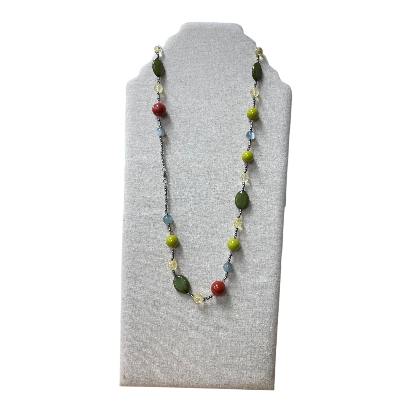Necklace Other By Cme In Green & Red