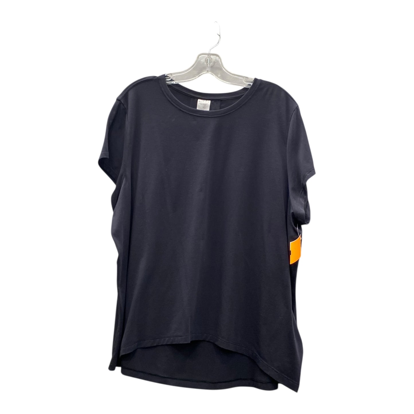 Athletic Top Ss By Athleta In Black, Size:L