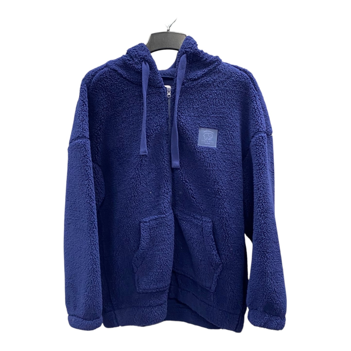 JACKET FLEECE by IVORY ELLA In BLUE, Size: M