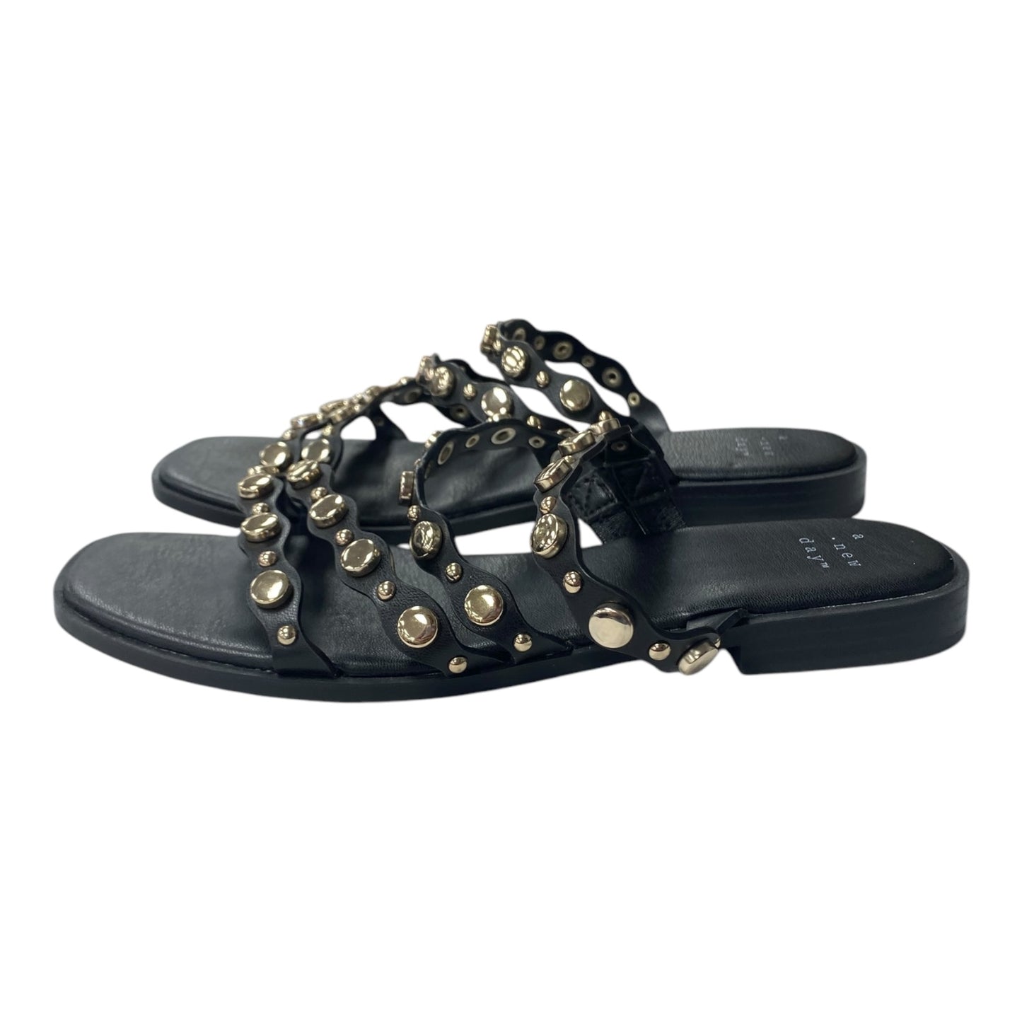 Sandals Flats By A New Day In Black, Size:7
