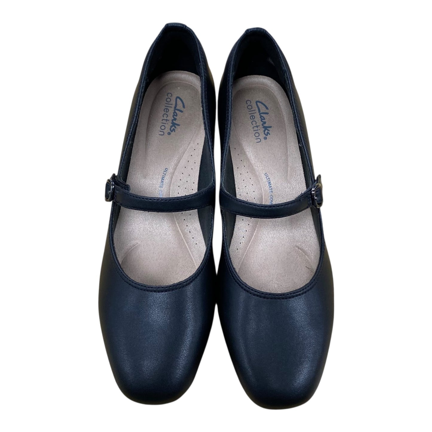 Shoes Heels Block By Clarks In Black, Size:9.5