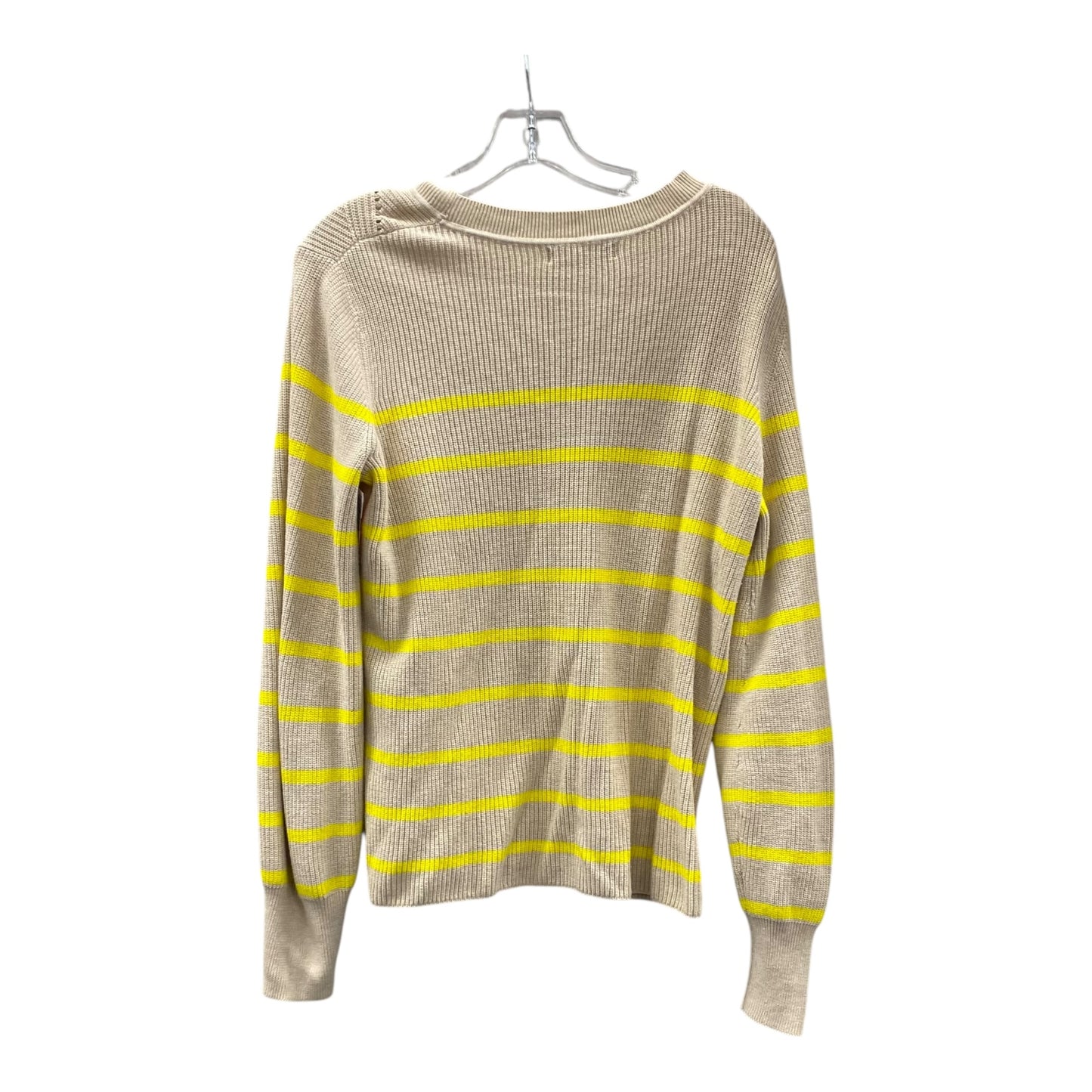 Sweater By Banana Republic In Tan & Yellow, Size:L