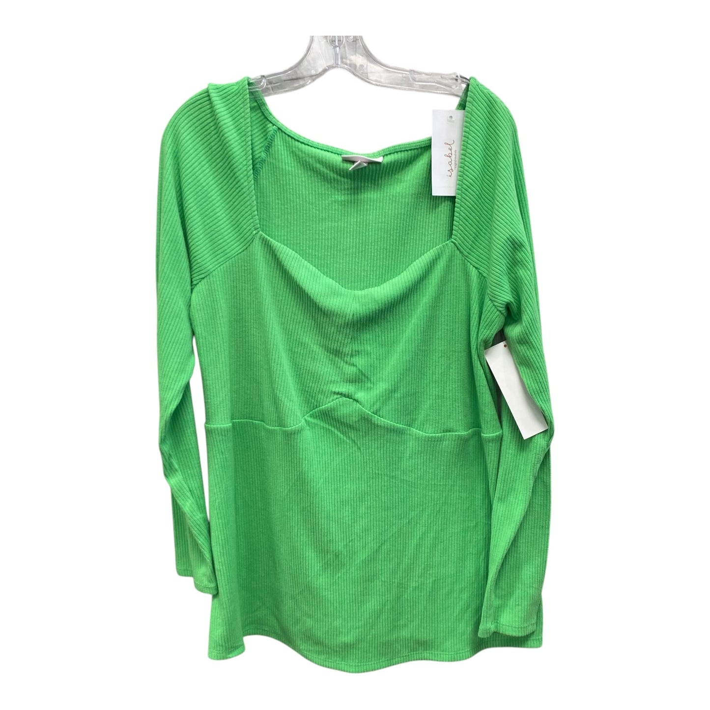 Top Ls Maternity By Isabel Maternity In Green, Size:1X