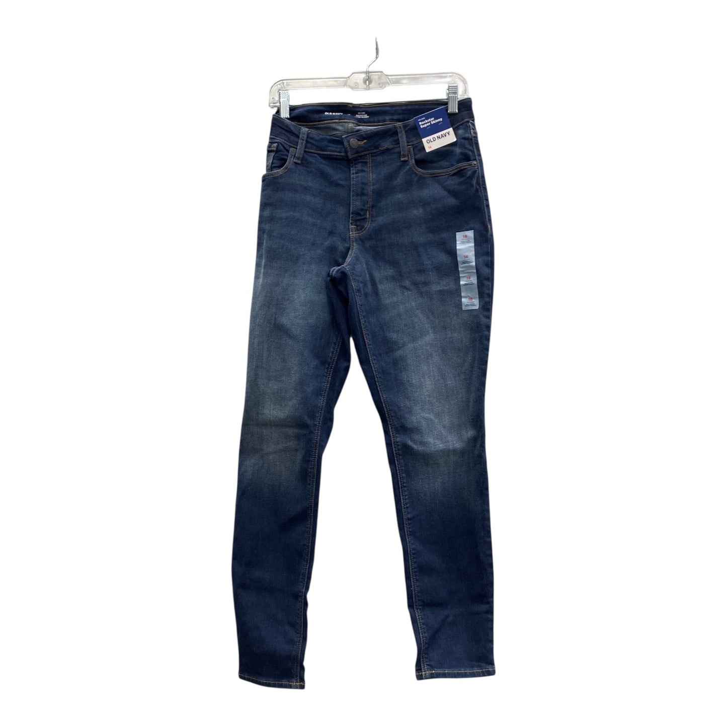 Jeans Skinny By Old Navy In Blue, Size:16