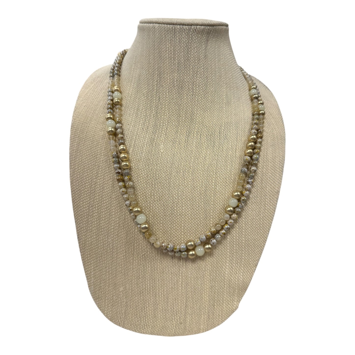 Necklace Statement By Chicos In Tan