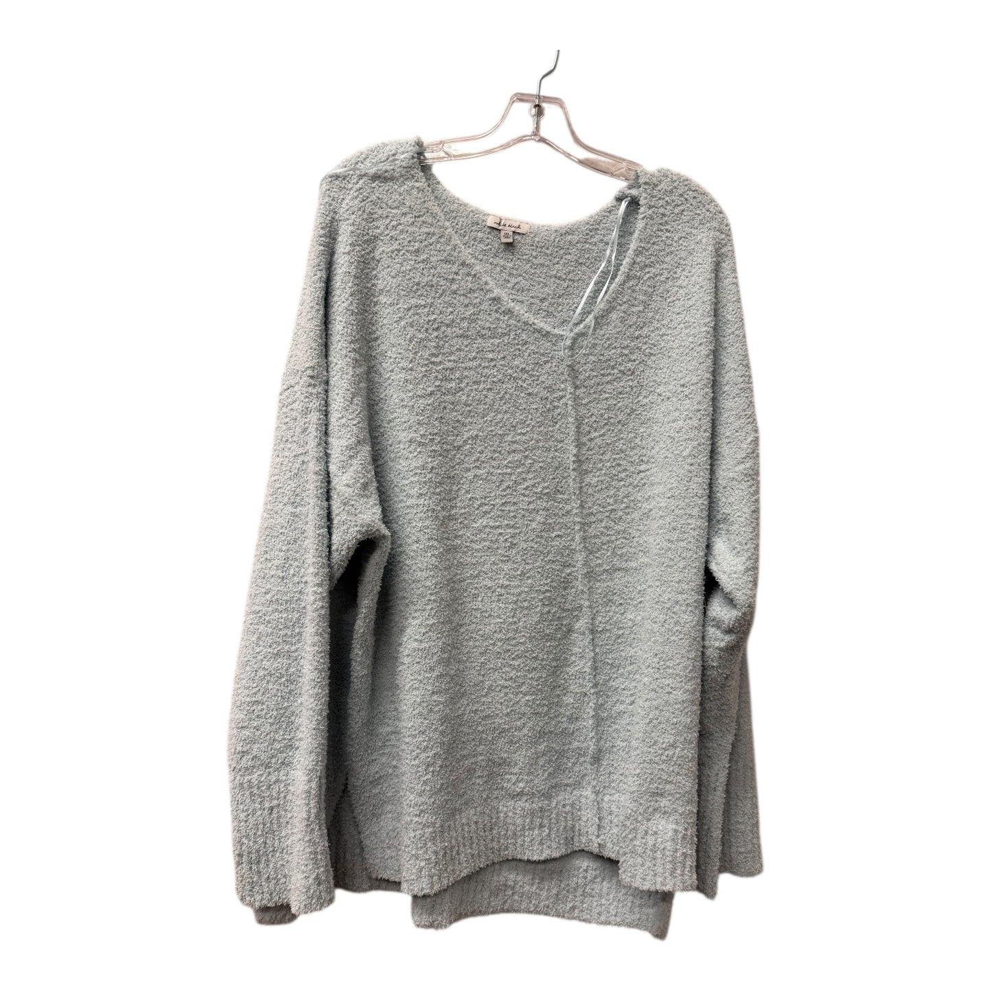 Sweater By White Birch In Blue, Size:1X