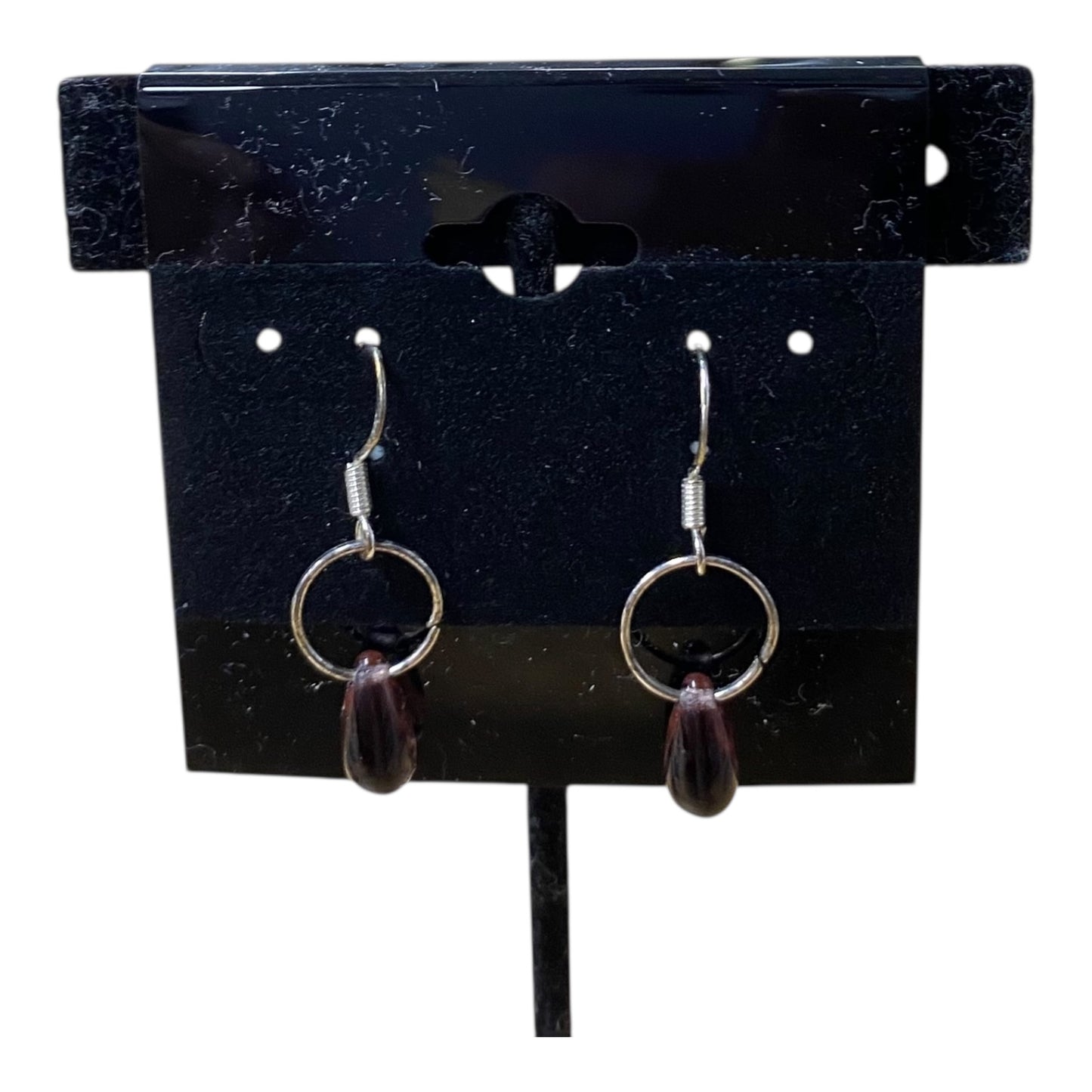 Earrings Dangle/Drop In Purple