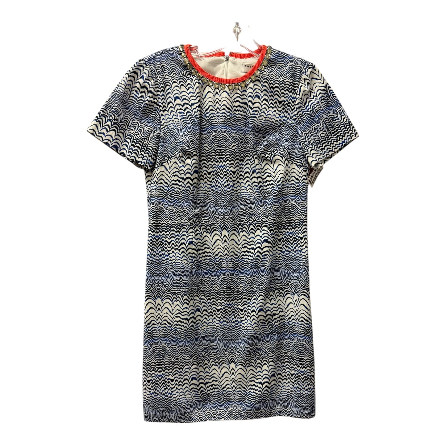 Dress Casual Short By Trina Turk In Blue & White, Size:6