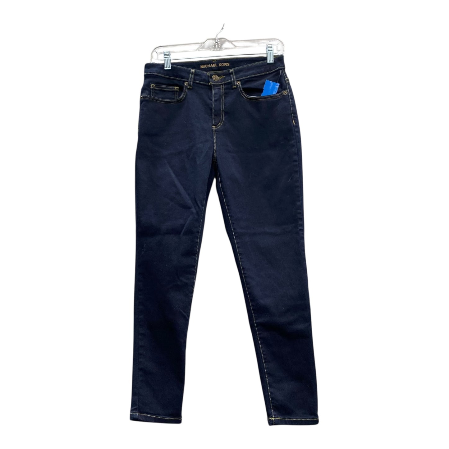 Jeans Skinny By Michael By Michael Kors In Blue, Size:8