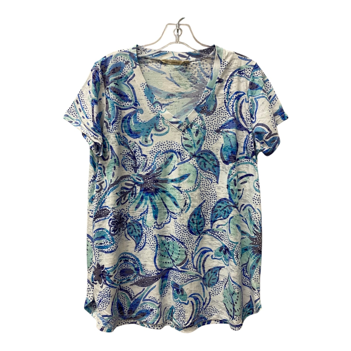 Top Ss By Soft Surroundings In Blue, Size:L