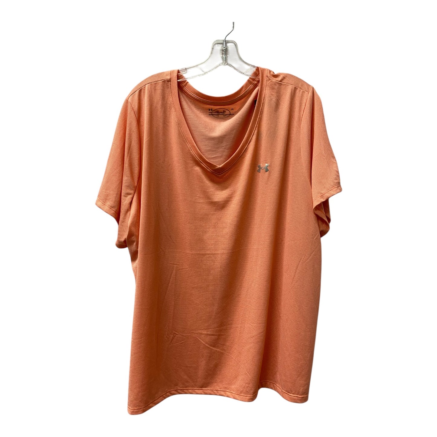 Athletic Top Ss By Under Armour In Orange, Size:3X