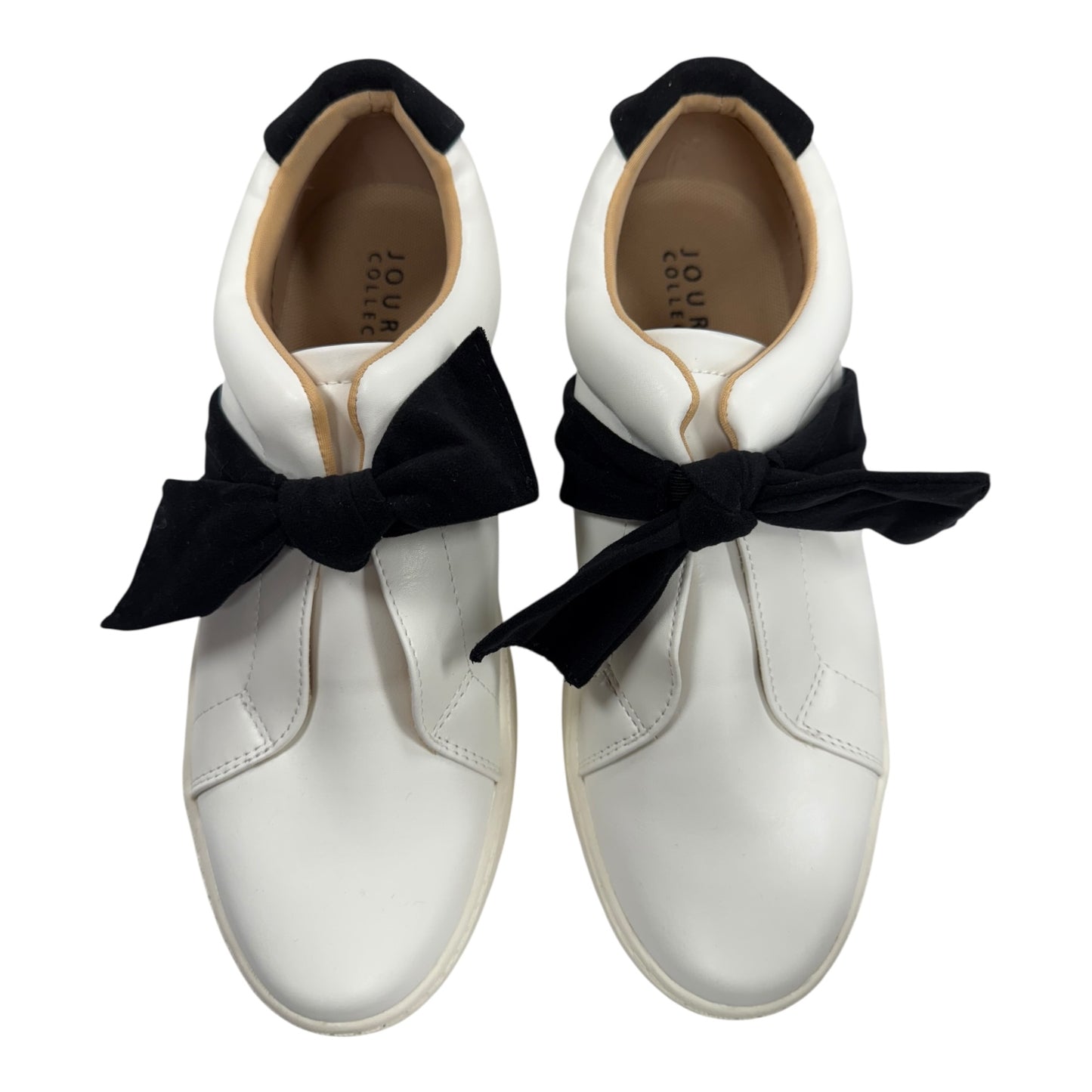 Shoes Sneakers By Journee In White, Size:9.5