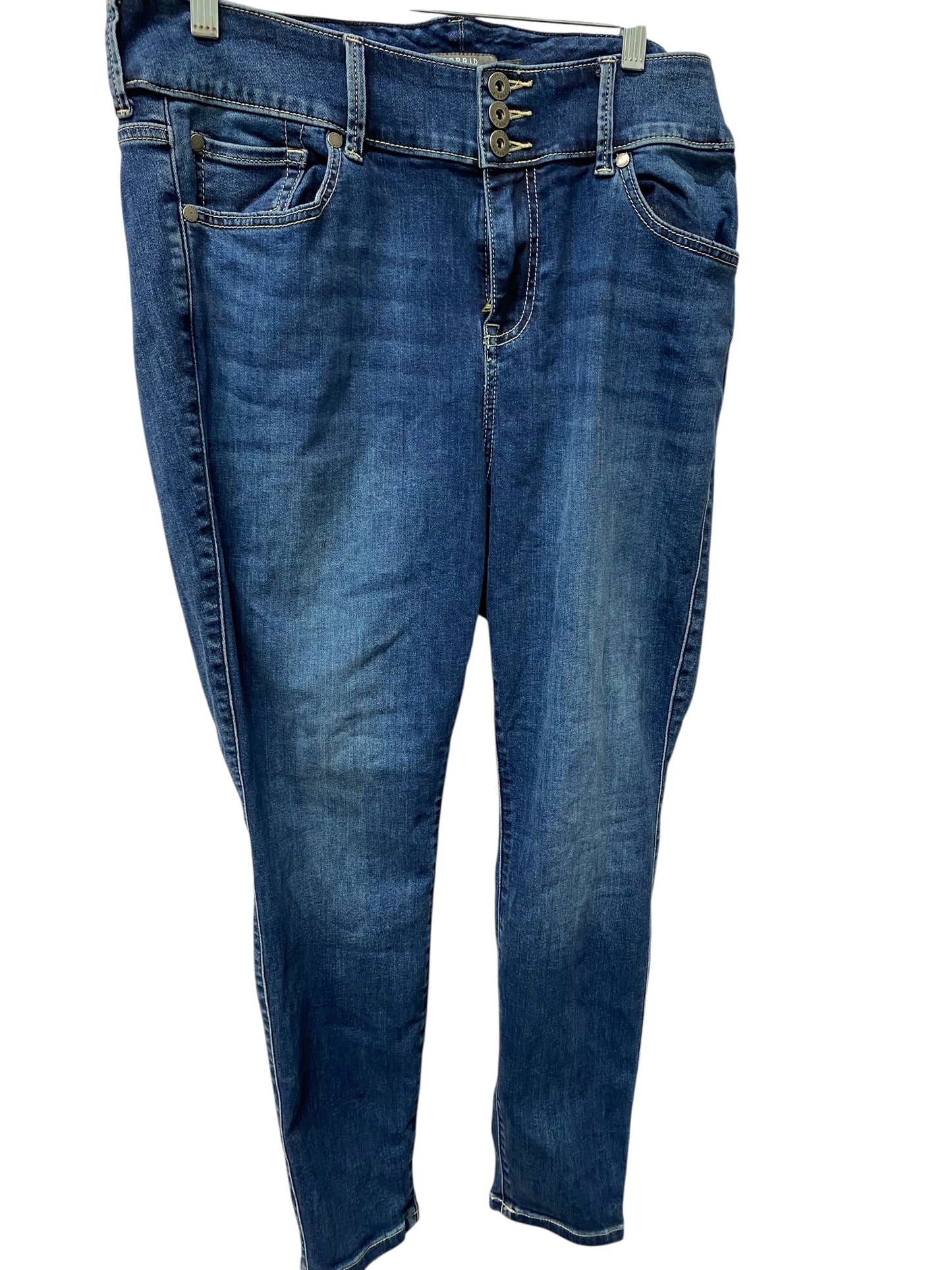 Jeans Skinny By Torrid In Blue, Size:18