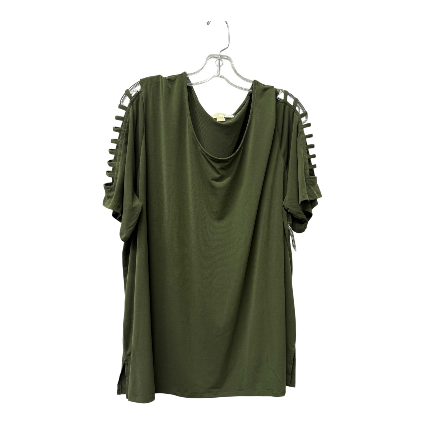Top Ss By Michael By Michael Kors In Green, Size:3X