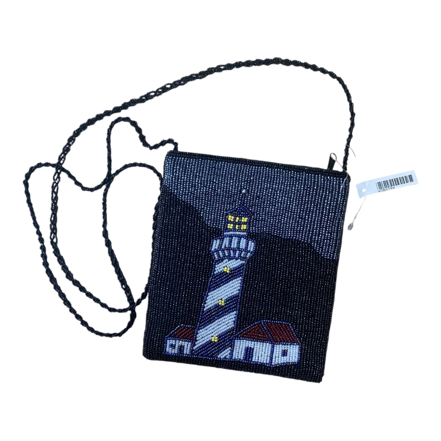 Crossbody By Cme In Black & Blue, Size:Small