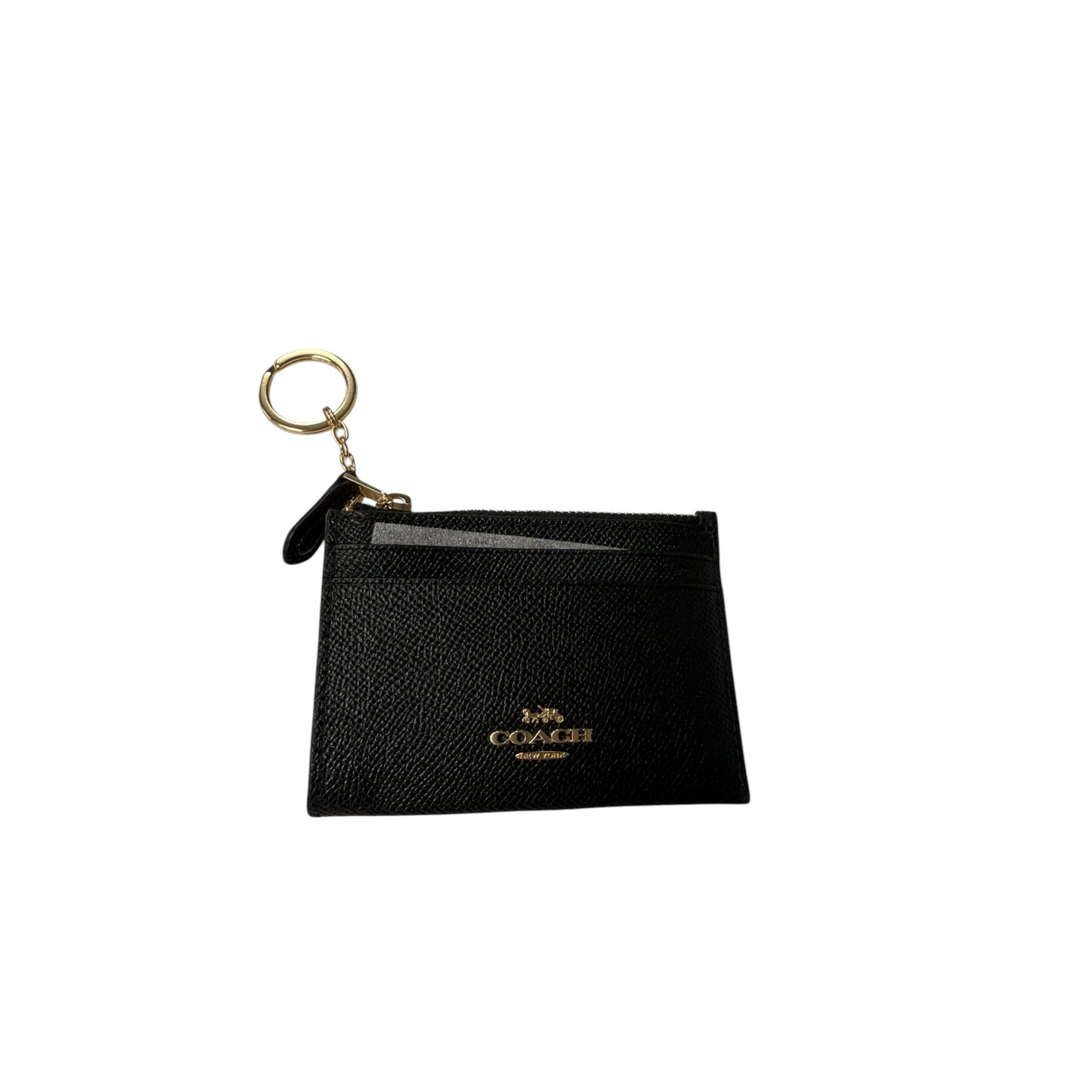 Wallet Designer By Coach In Black, Size:Small