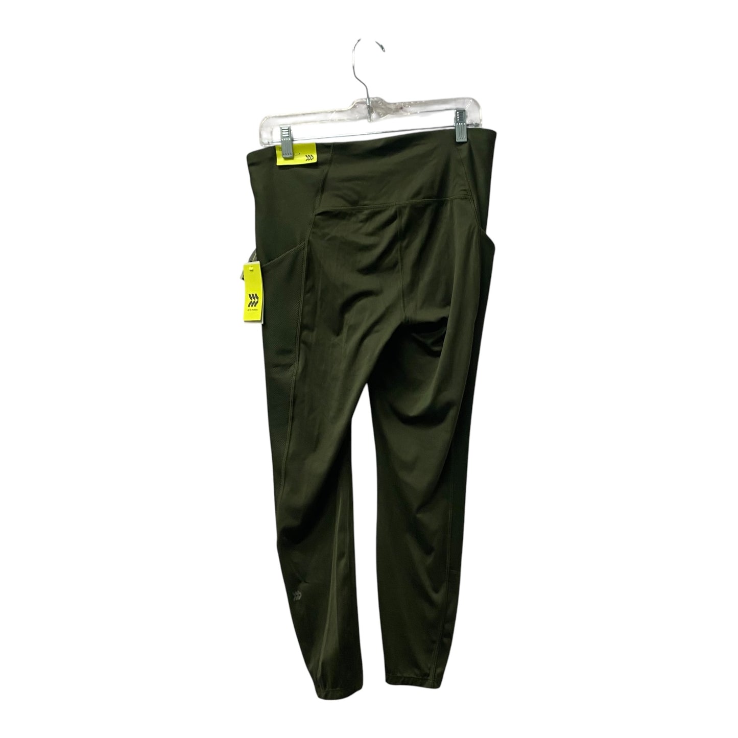 Athletic Leggings By All In Motion In Green, Size:Xl