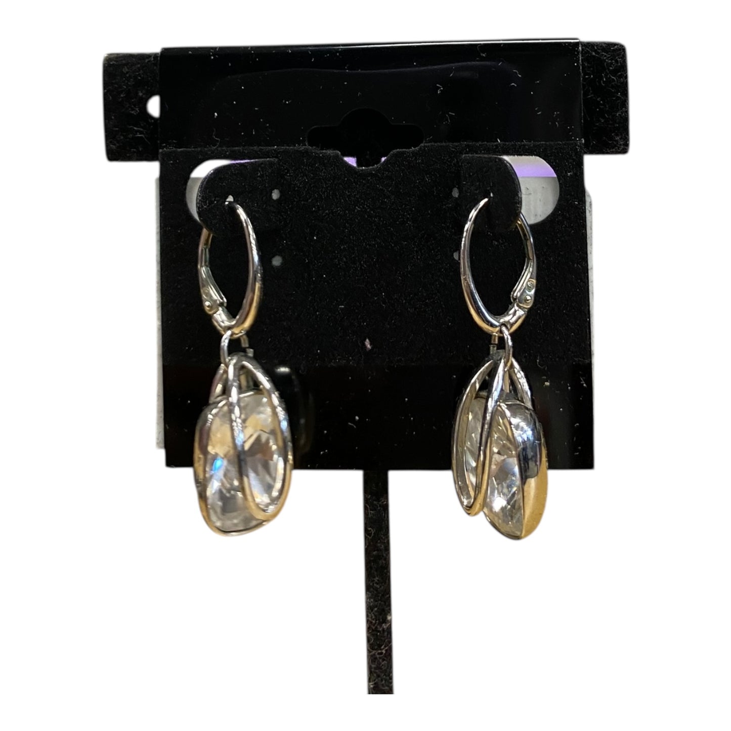 Earrings Designer By Swarovski In Silver