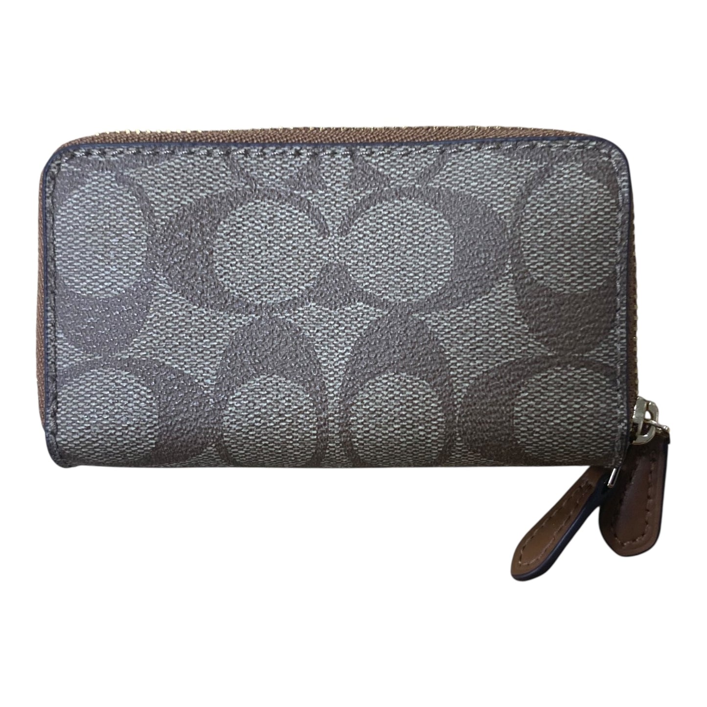 Id/Card Holder Designer By Coach In Tan