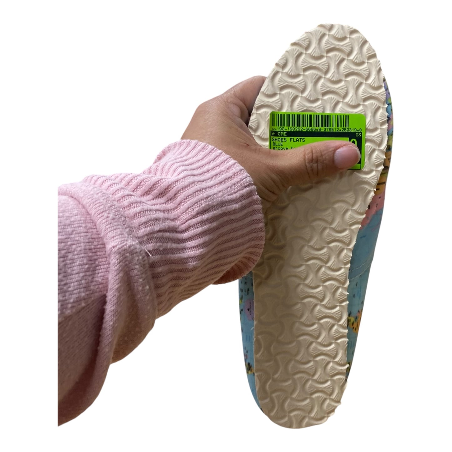 Shoes Flats By Groove Bags In Blue, Size:7