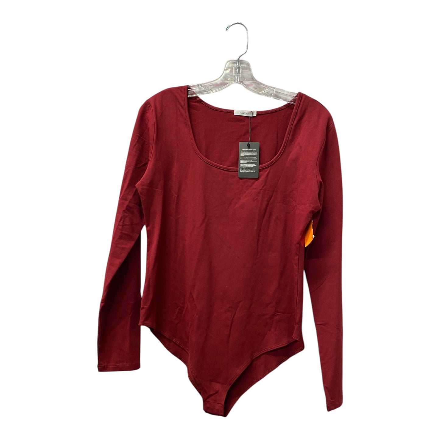 Bodysuit By Mangdiup In Red, Size:Xl