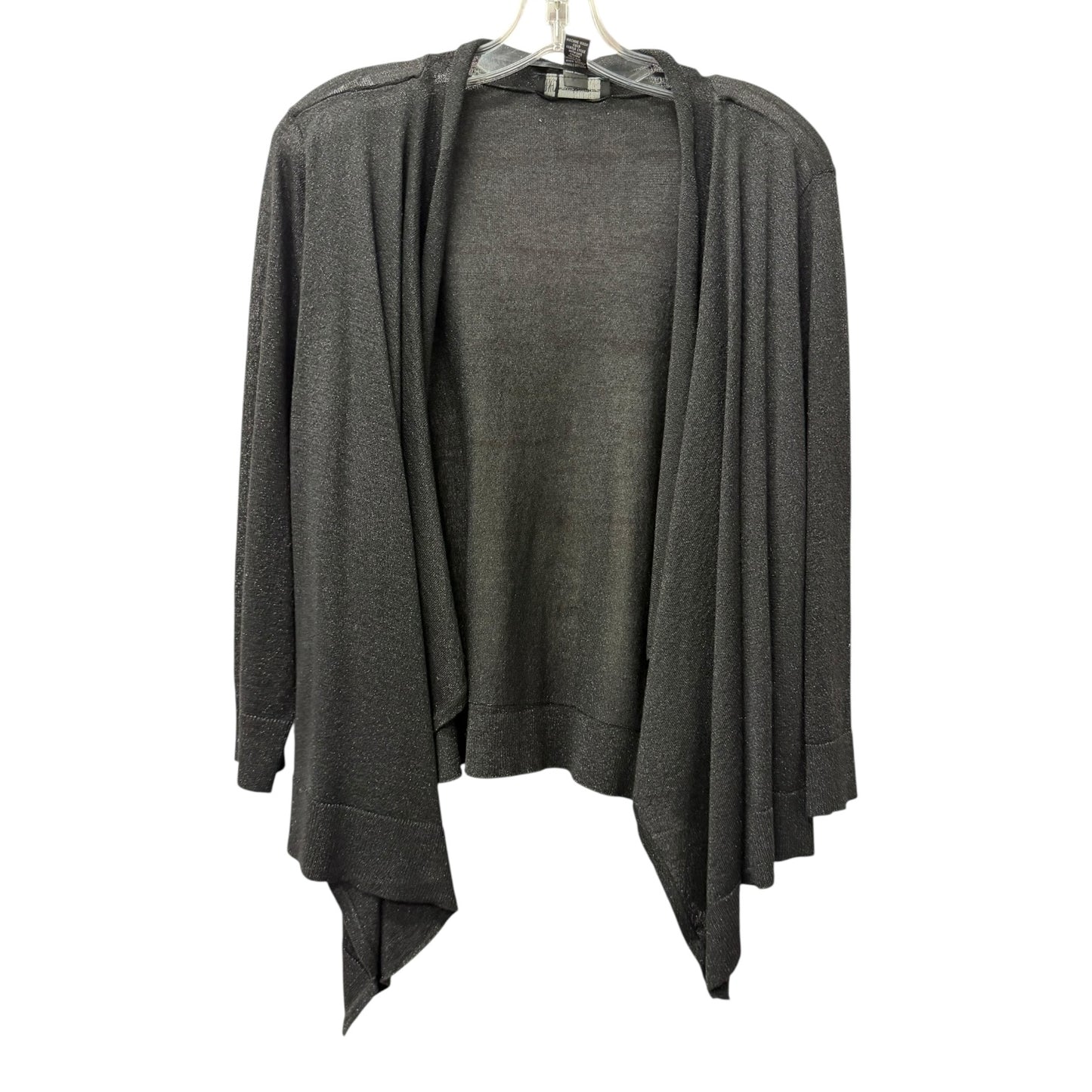 Cardigan By Inc In Black, Size:1X