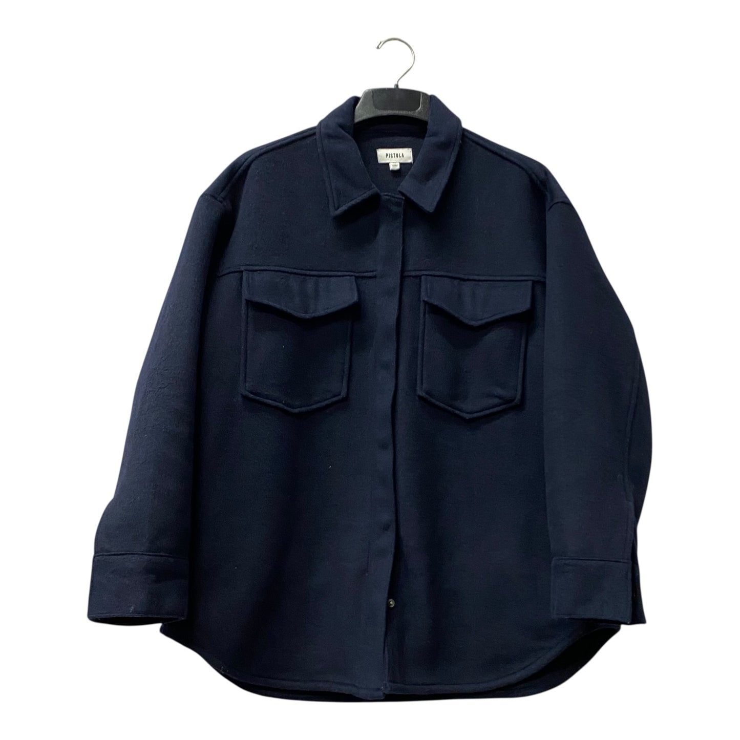 Jacket Shirt By Pistola In Navy, Size:M