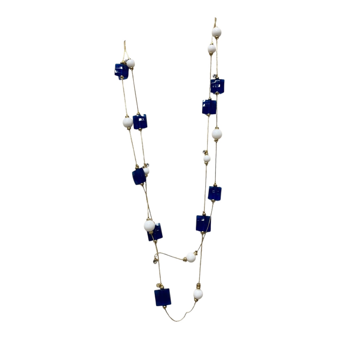 Necklace Other In Navy