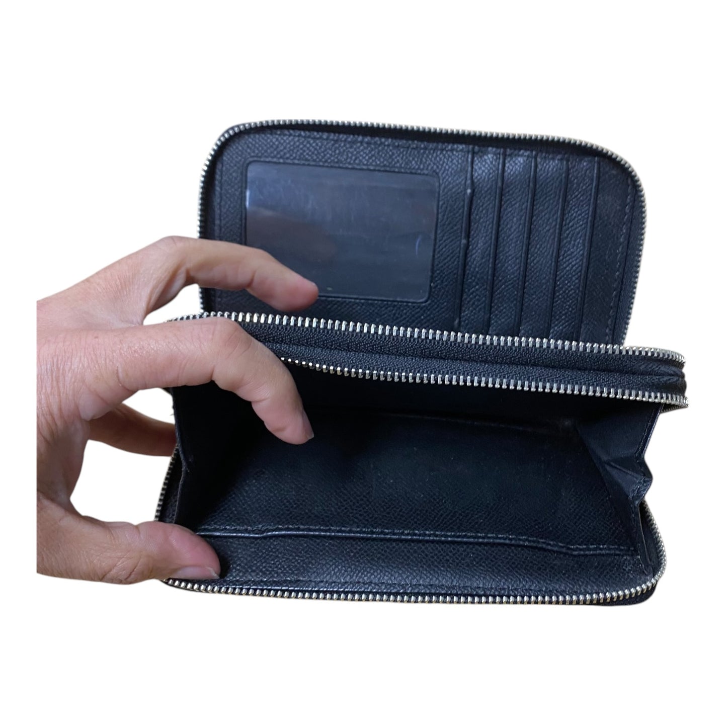Wristlet Designer By Coach In Black & Grey, Size:Medium