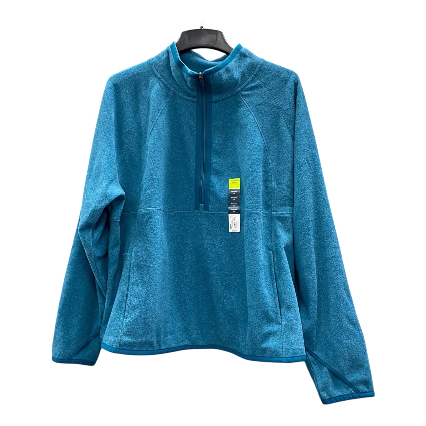 Athletic Fleece By Tek Gear In Teal, Size:2X