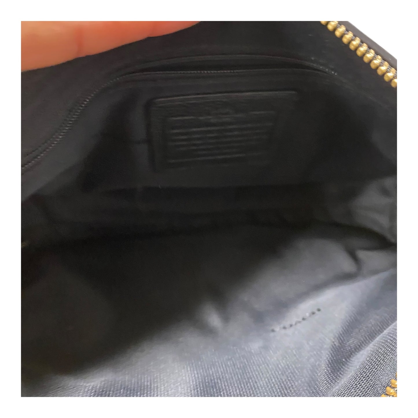 Handbag Designer By Coach In Black, Size:Small as is!!