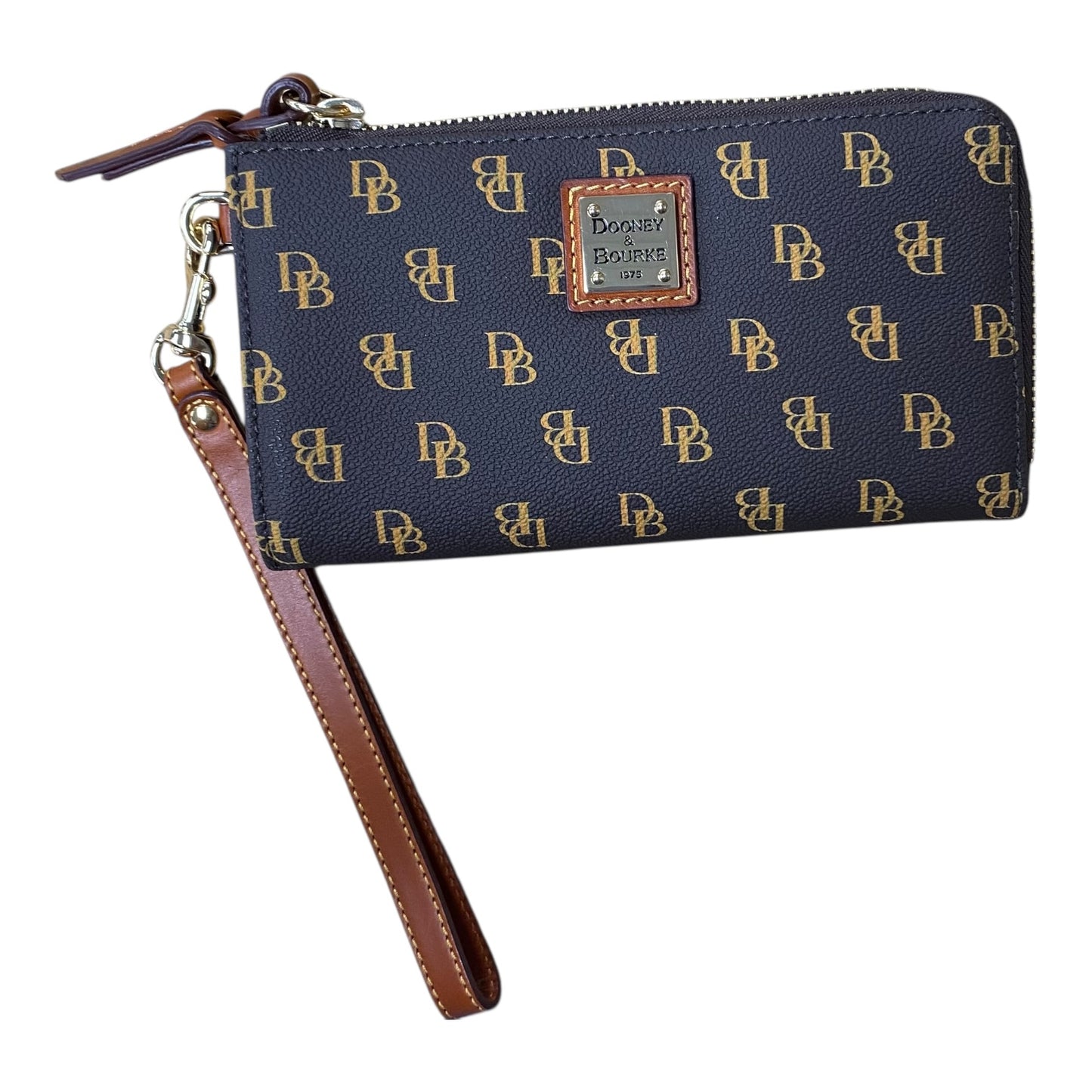Wristlet Designer By Dooney And Bourke In Brown, Size:Medium