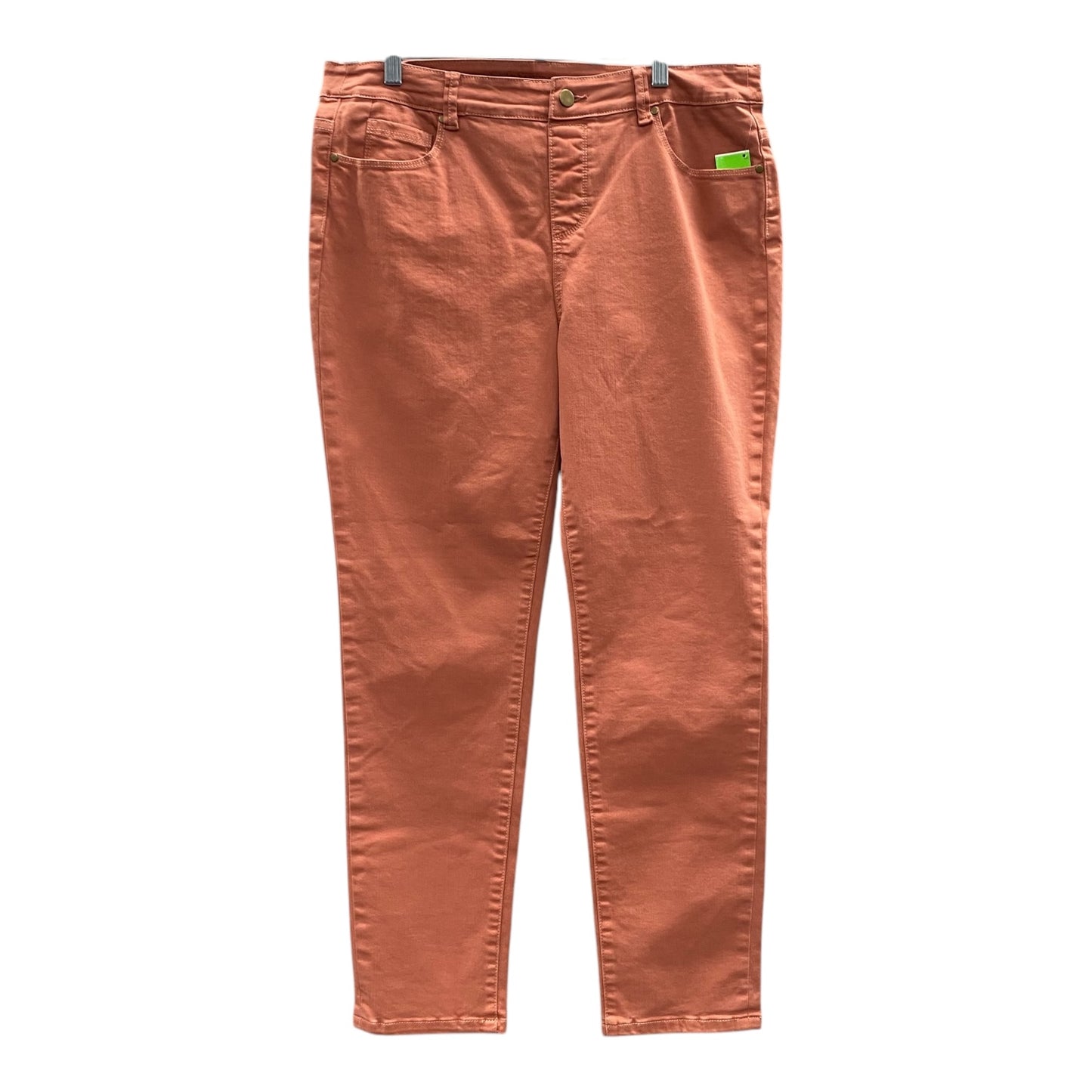 Jeans Straight By Soft Surroundings In Orange, Size:10