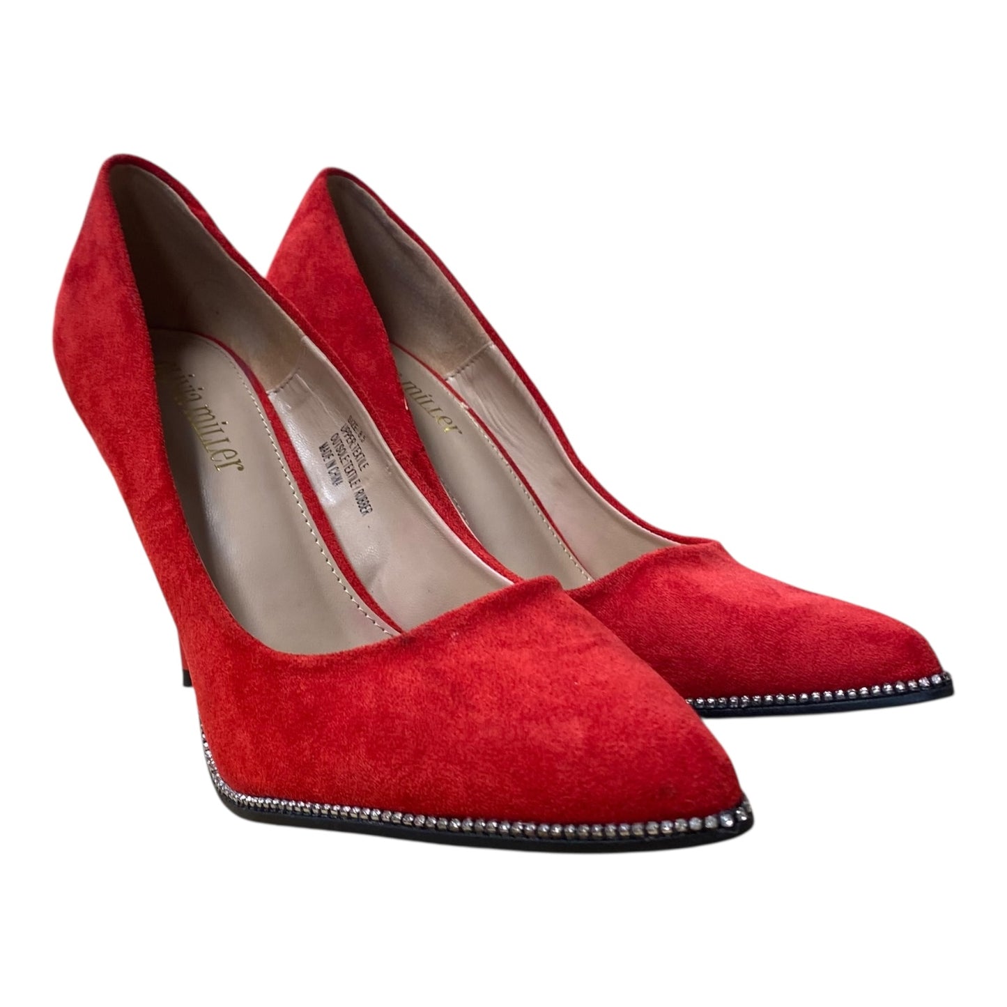 Shoes Heels Stiletto By Olivia Miller In Red, Size:8.5