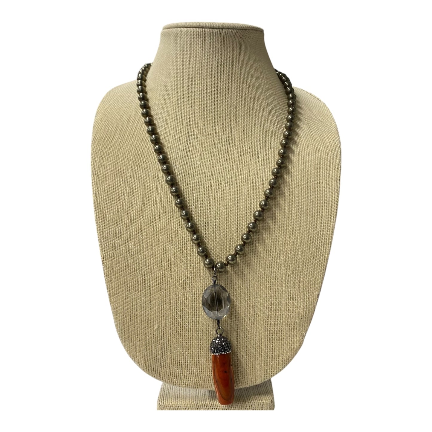 Necklace Pendant In Brown