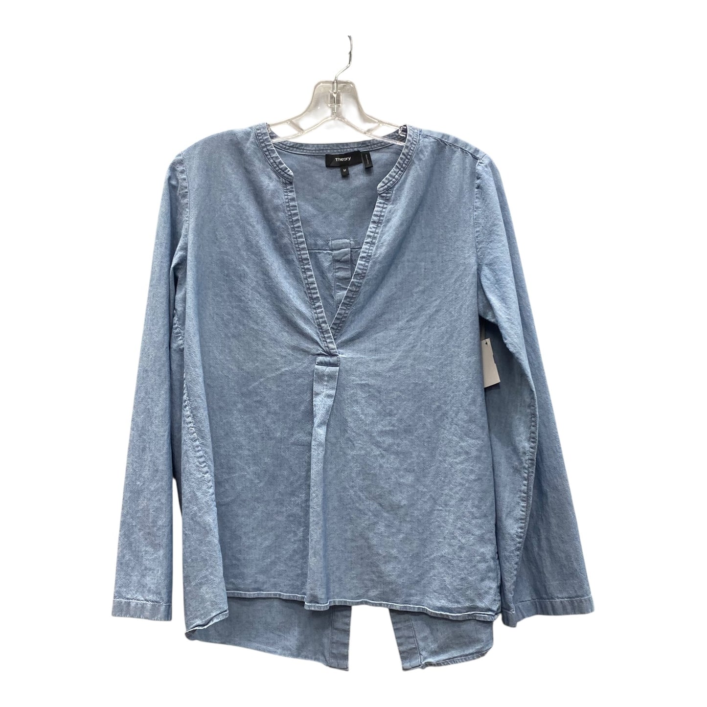 Top Ls By Theory In Blue, Size:M