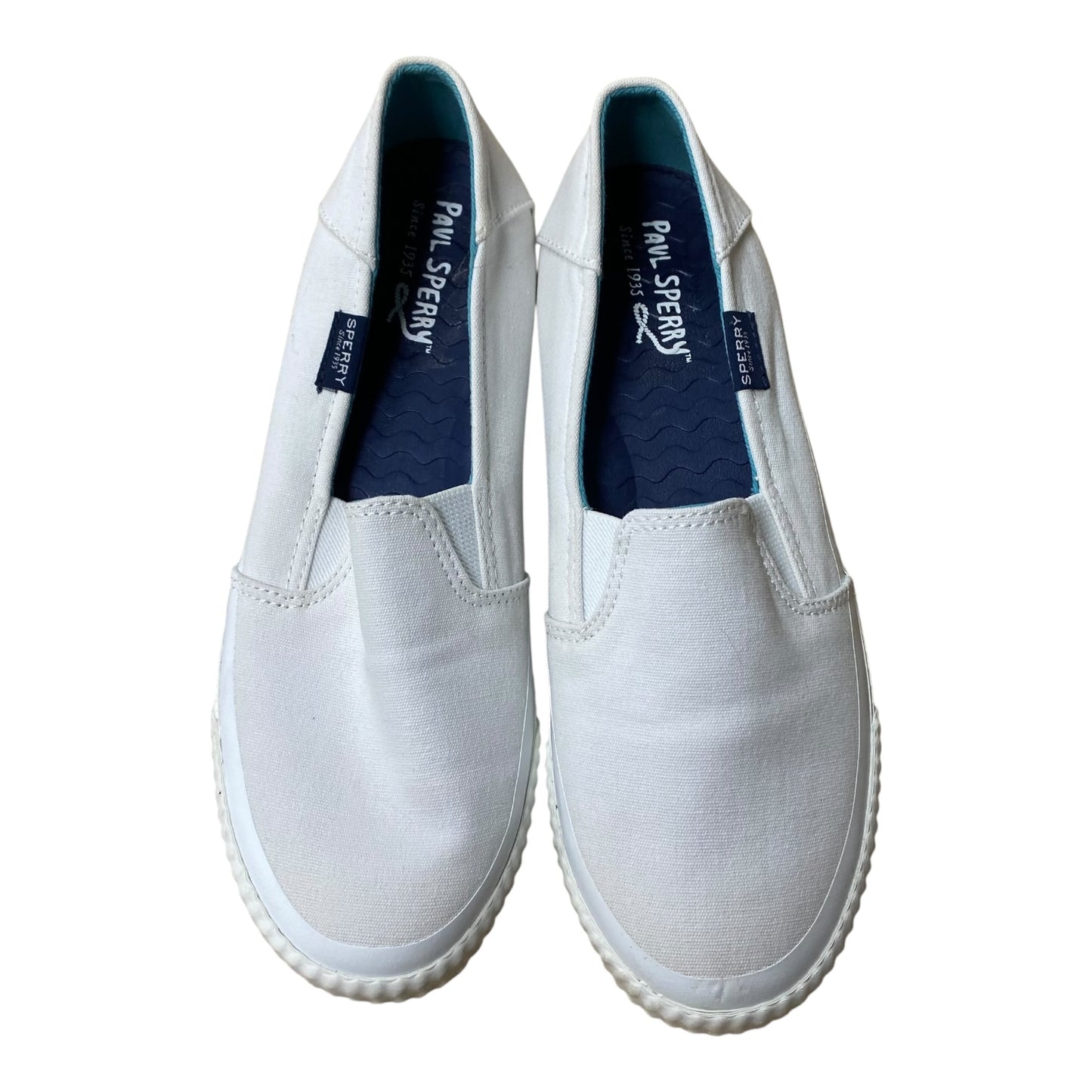Shoes Flats By Sperry In White, Size:8