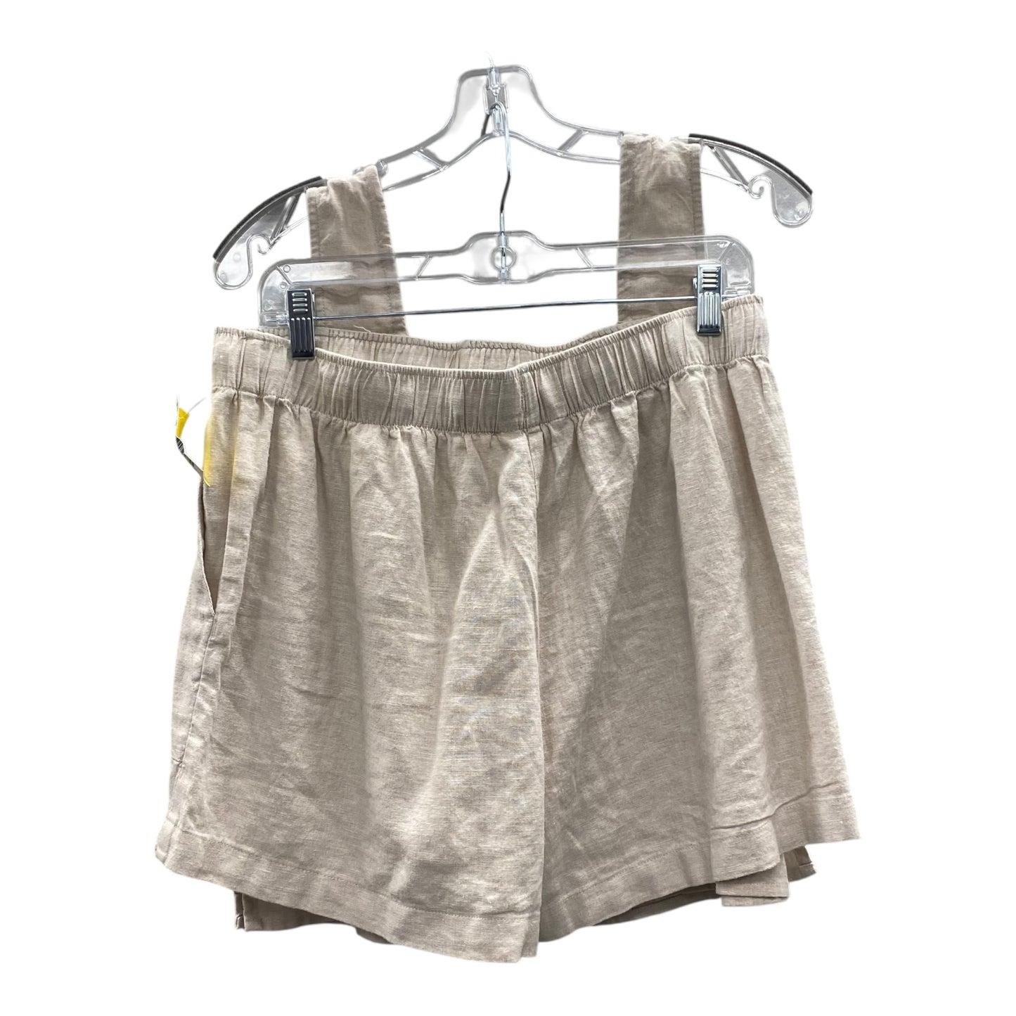 Top 2Pc Sleeveless By Lucky Brand In Beige, Size:M