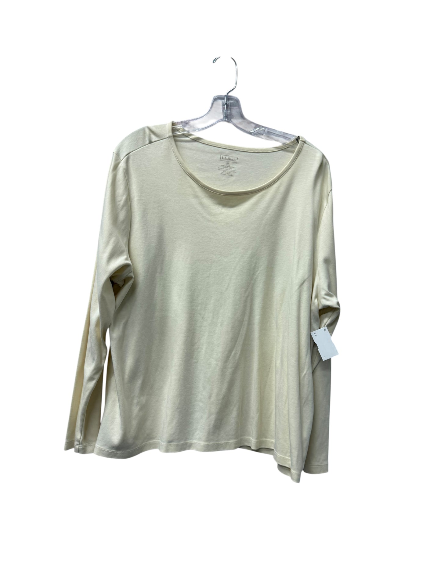 Top Ls By L.L. Bean In Ivory, Size:2X
