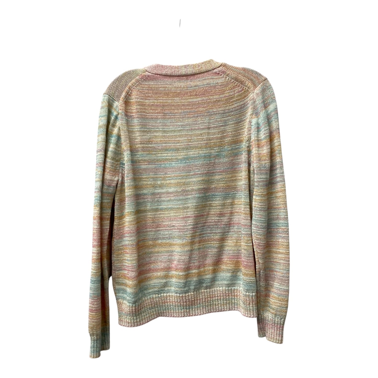 Sweater Cardigan By J. Crew In Pink, Size:Xl