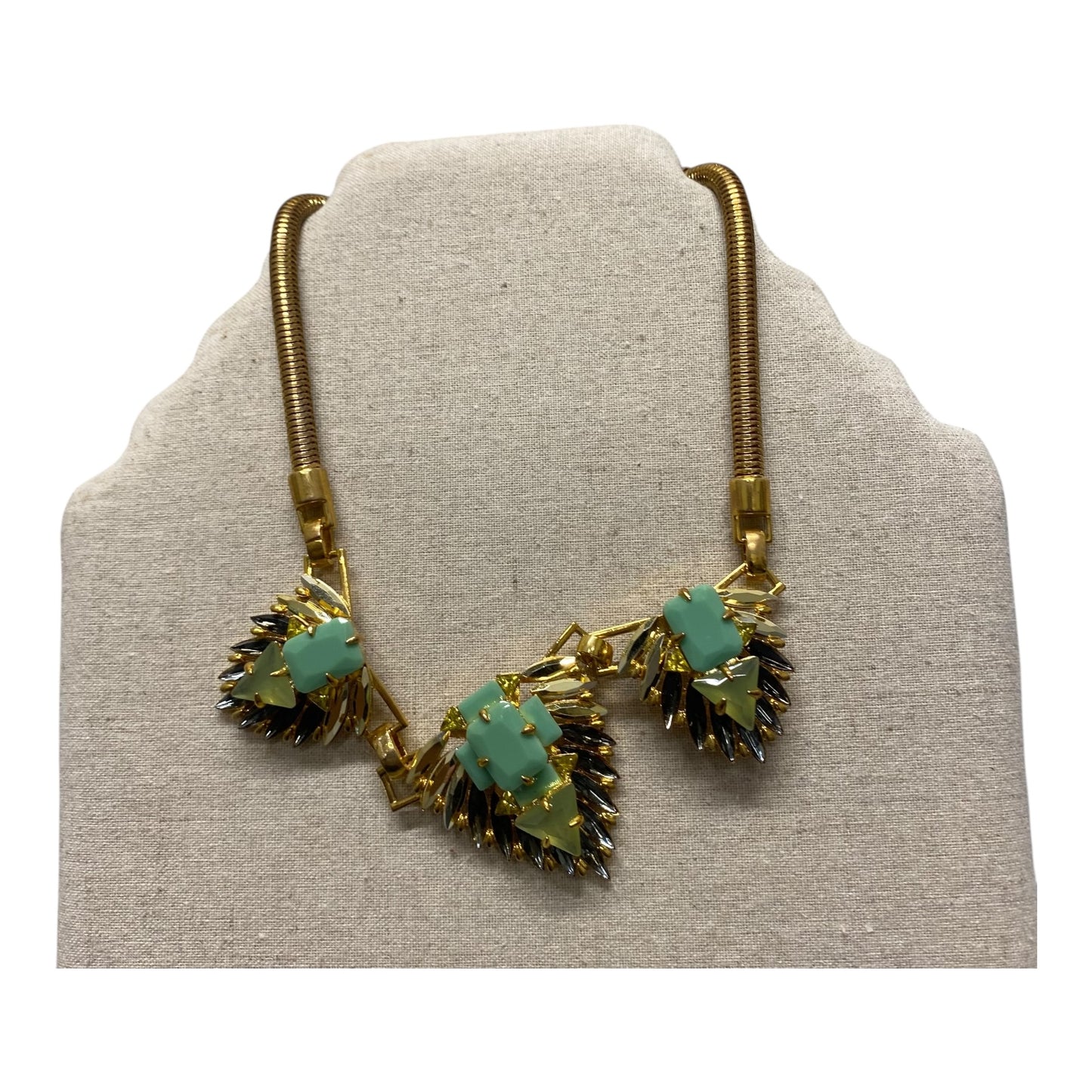 Necklace Statement By Vince Camuto In Gold & Green