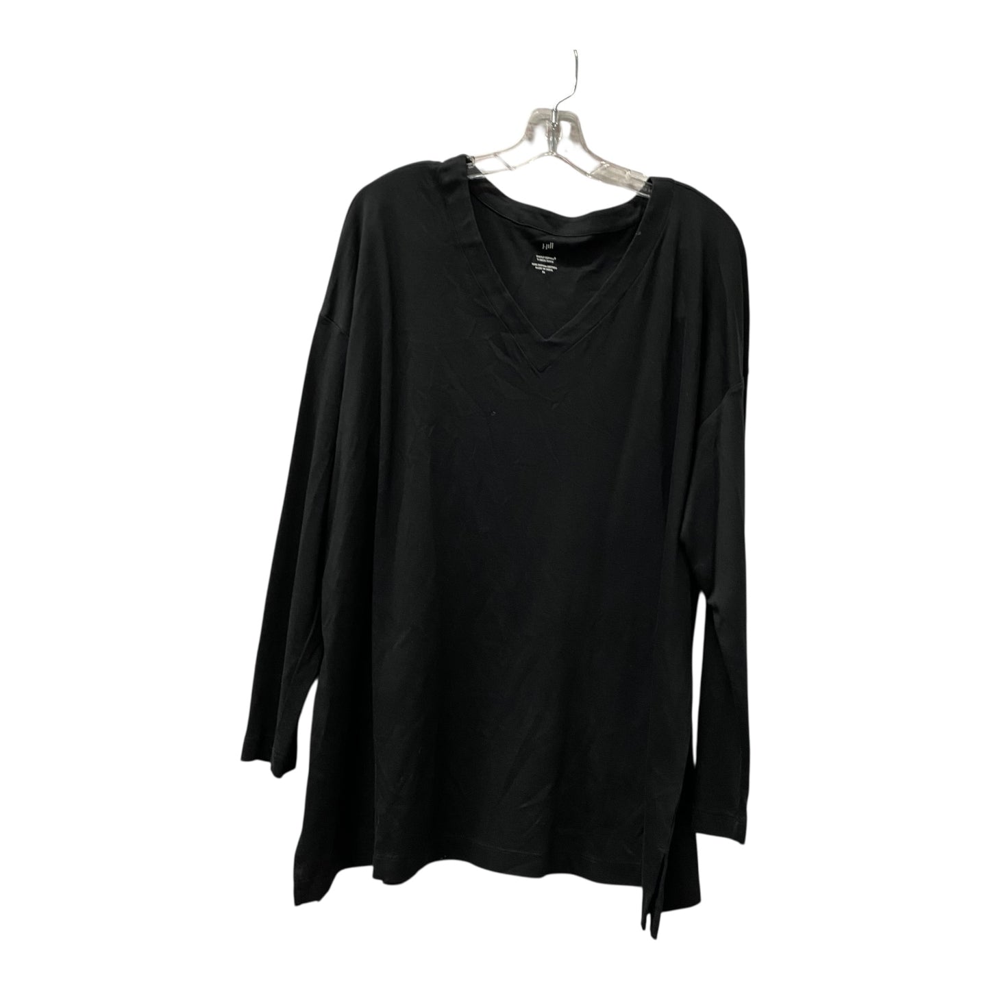 Top Ls By J. Jill In Black, Size:Xl
