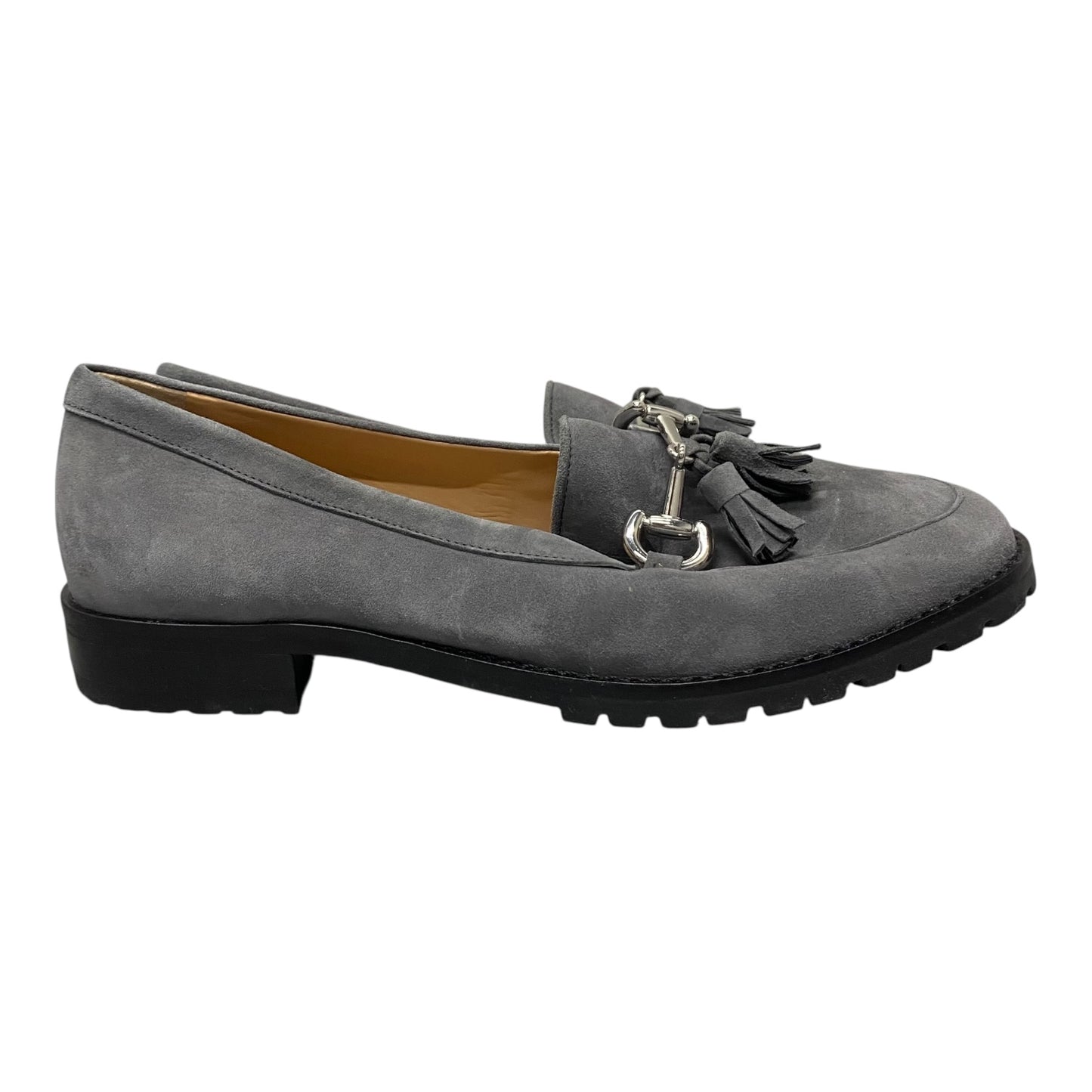 Shoes Flats By Talbots In Grey, Size:8.5