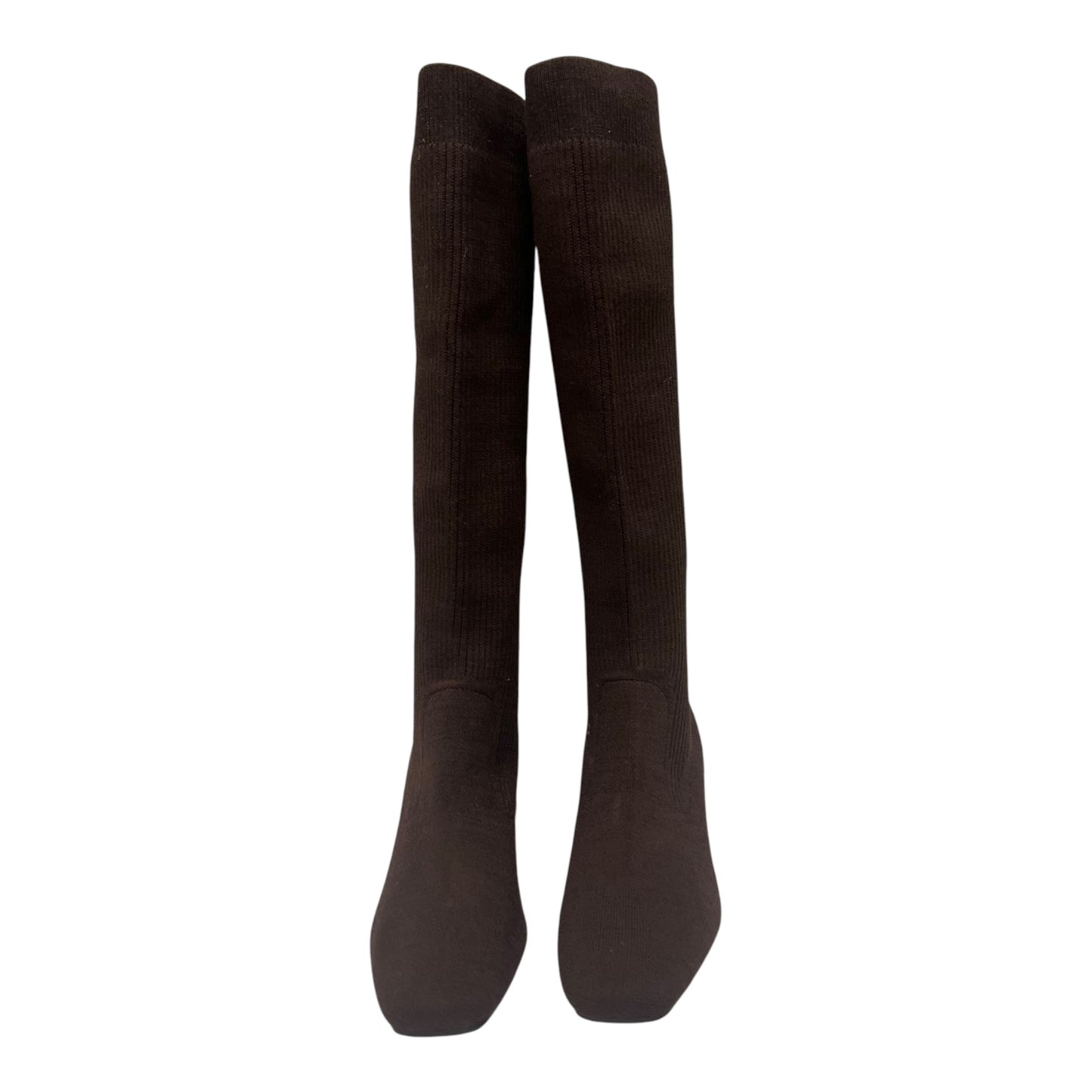 BOOTS KNEE HEELS by CMC In BROWN, Size: 9.5