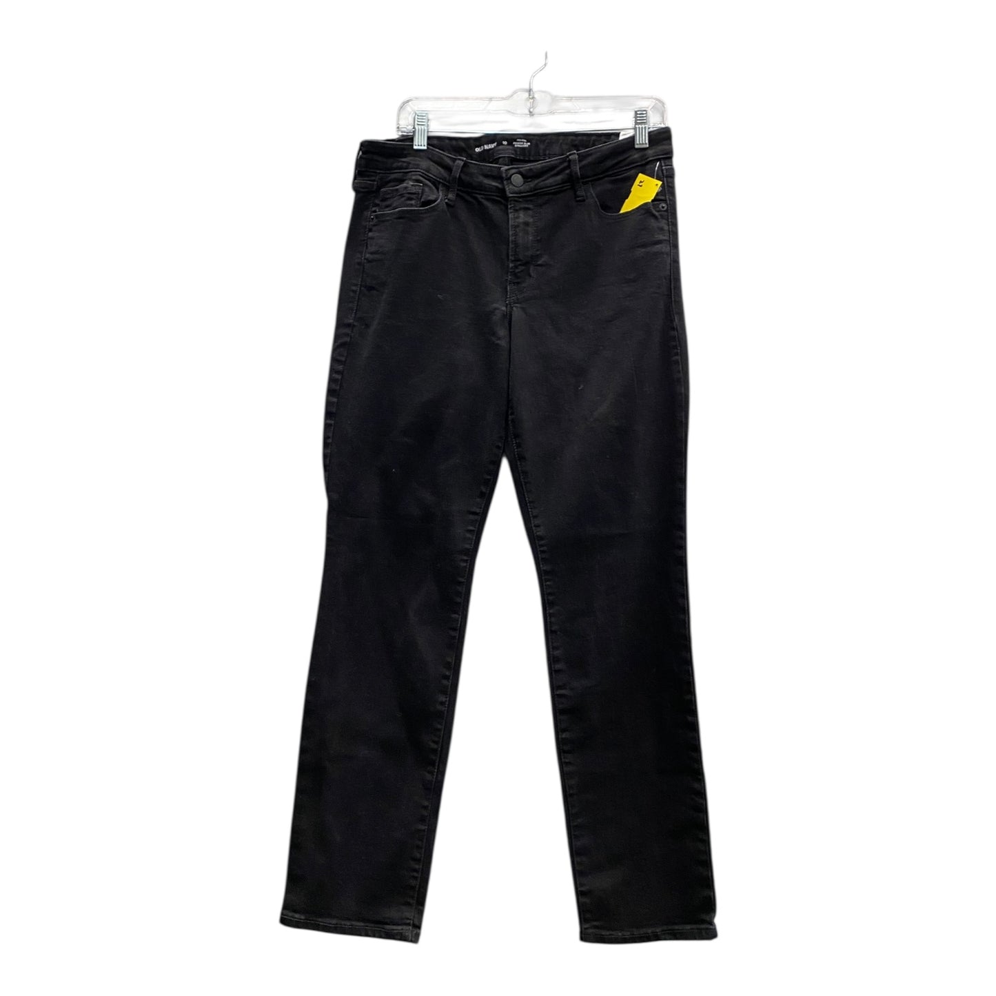 Jeans Straight By Old Navy In Black, Size:10