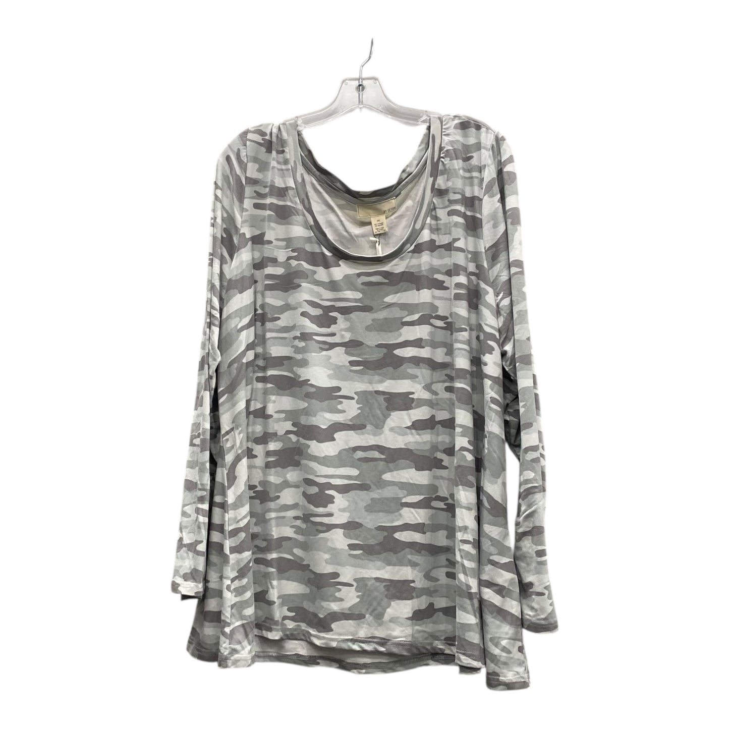 Top Ls By By Design In Green, Size:4X